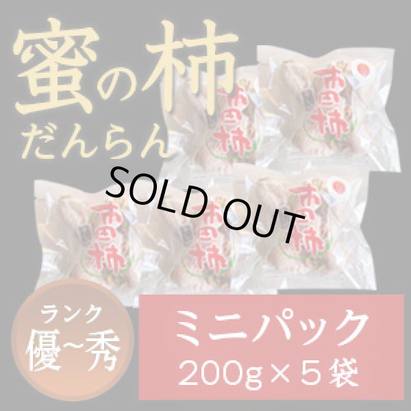 画像1: 市田柿 秀・優 【蜜の柿 徳用】200ｇ×５袋 お徳用ミニパック (1)
