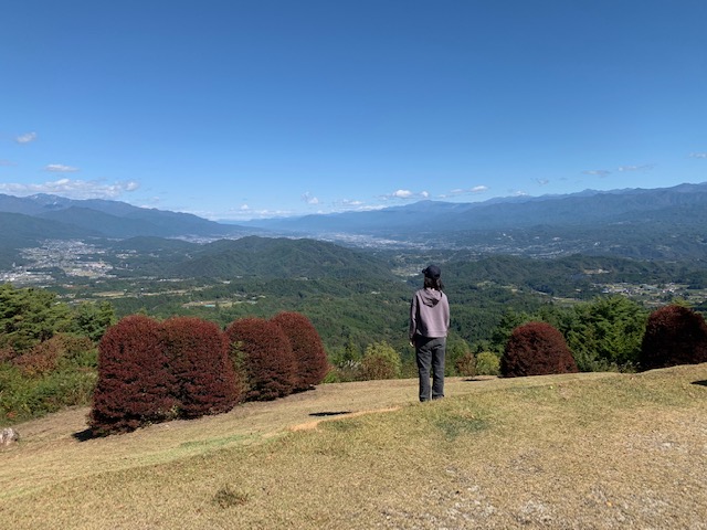 秋晴れ、極楽峠パノラマ展望台からの絶景！